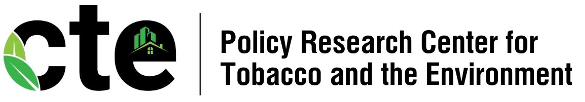 CTE Policy Research Center for Tobacco and the Environment logo