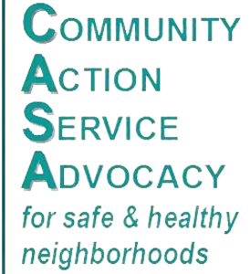 Community Action Service Advocacy for safe and healthy neighborhoods logo