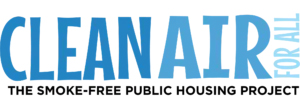 Clean Air for All logo the Smoke-Free Public Housing Project